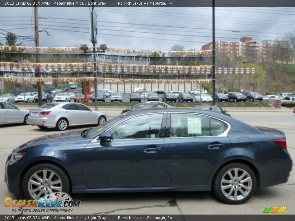 2013 Lexus GS 350 AWD Meteor Blue Mica / Light Gray Photo #1