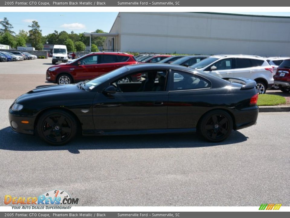 2005 Pontiac GTO Coupe Phantom Black Metallic / Black Photo #6