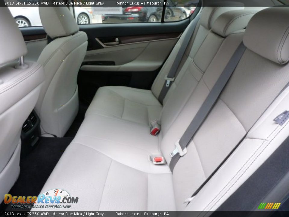 2013 Lexus GS 350 AWD Meteor Blue Mica / Light Gray Photo #5