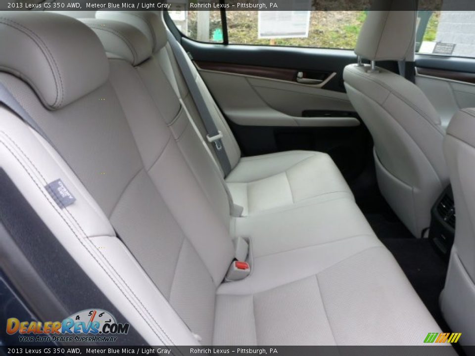 2013 Lexus GS 350 AWD Meteor Blue Mica / Light Gray Photo #13
