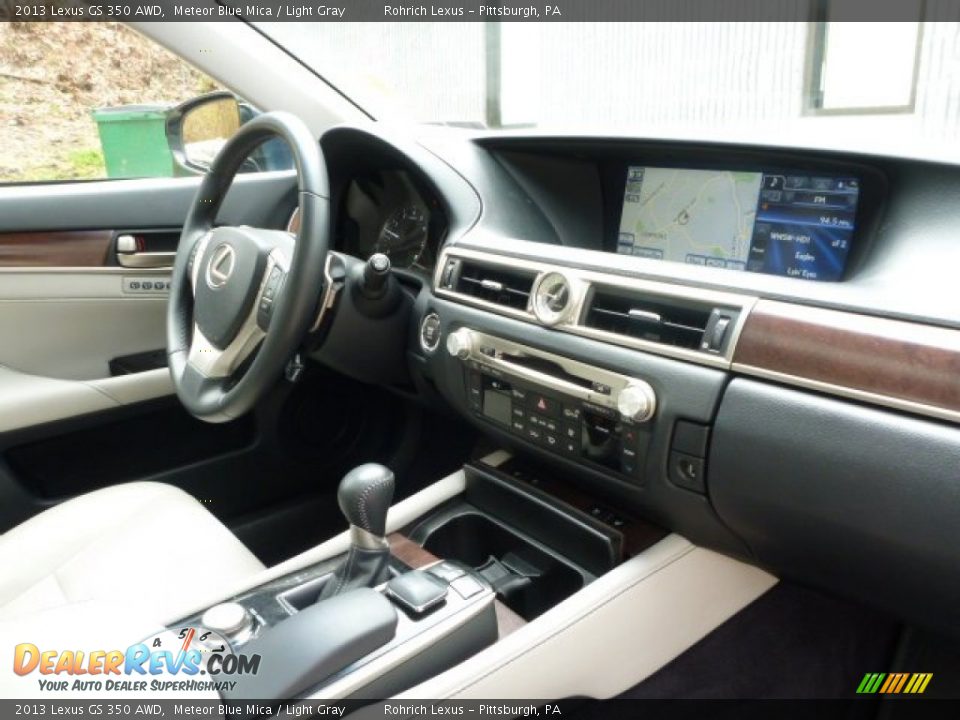 2013 Lexus GS 350 AWD Meteor Blue Mica / Light Gray Photo #15