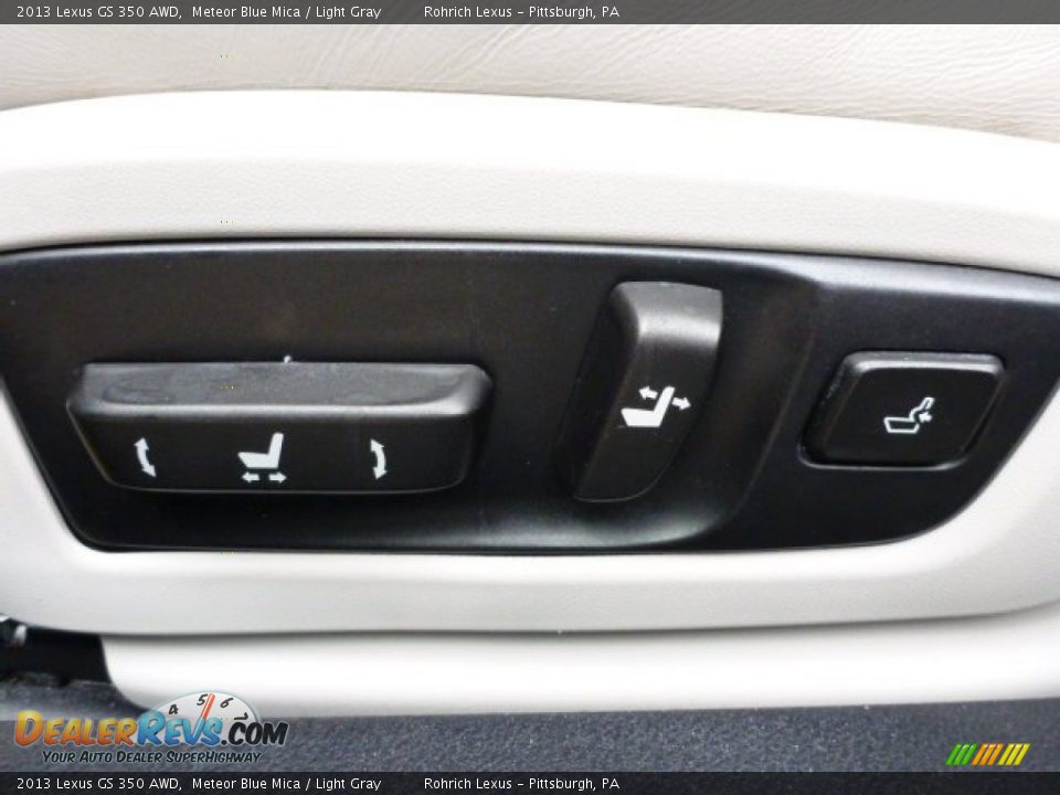 2013 Lexus GS 350 AWD Meteor Blue Mica / Light Gray Photo #19