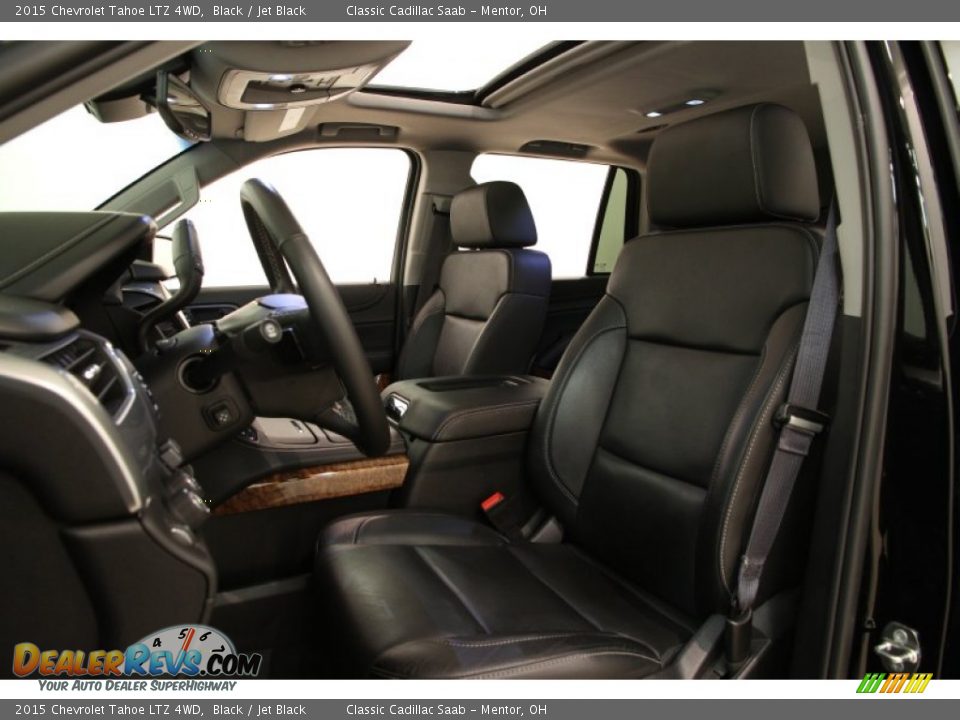 2015 Chevrolet Tahoe LTZ 4WD Black / Jet Black Photo #6