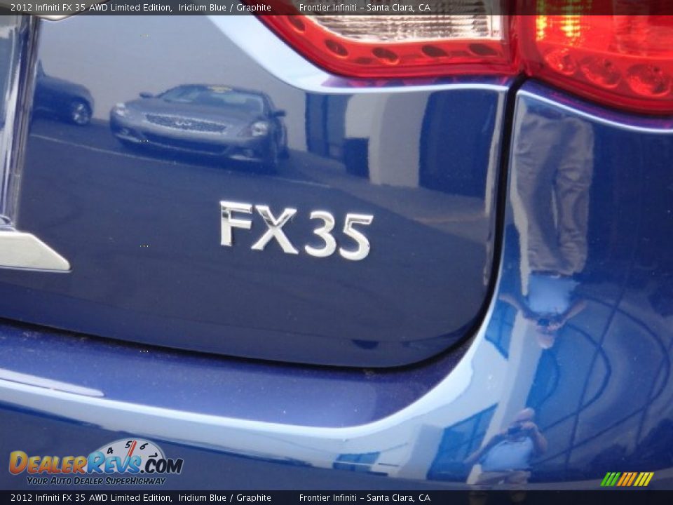 2012 Infiniti FX 35 AWD Limited Edition Iridium Blue / Graphite Photo #3