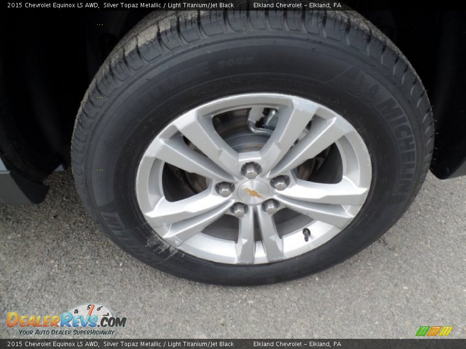 2015 Chevrolet Equinox LS AWD Silver Topaz Metallic / Light Titanium/Jet Black Photo #9