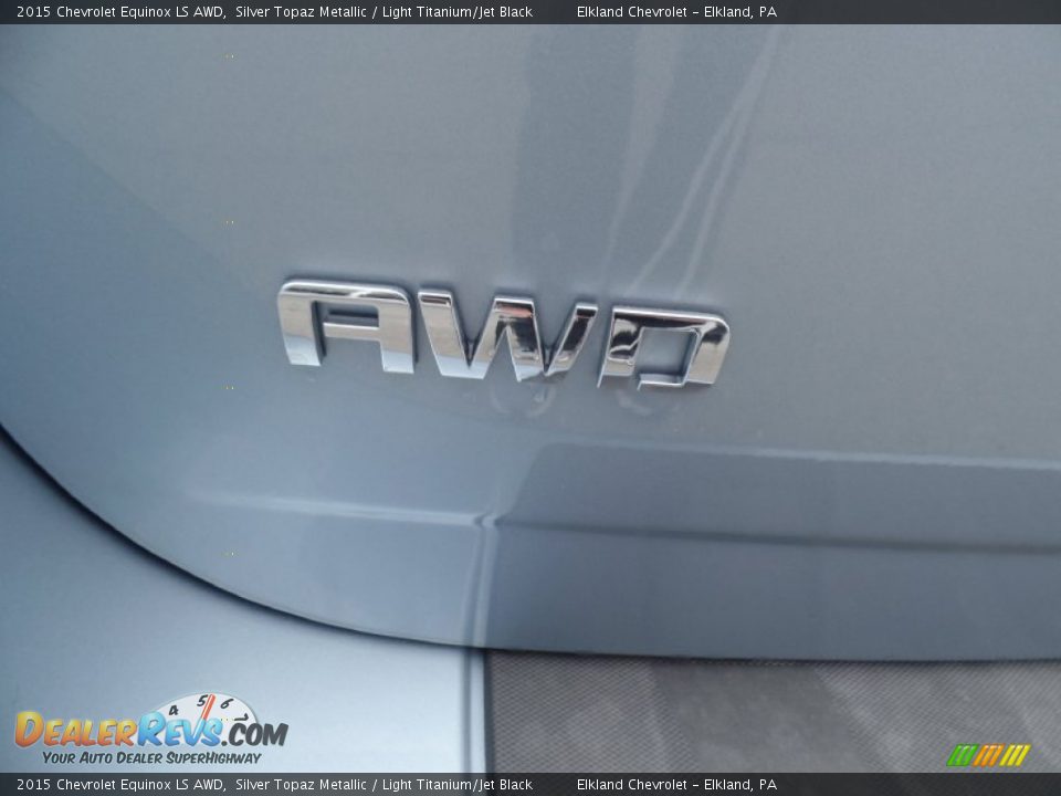 2015 Chevrolet Equinox LS AWD Silver Topaz Metallic / Light Titanium/Jet Black Photo #10