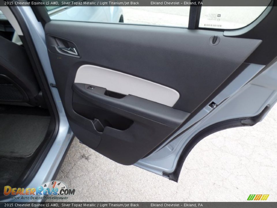 2015 Chevrolet Equinox LS AWD Silver Topaz Metallic / Light Titanium/Jet Black Photo #20