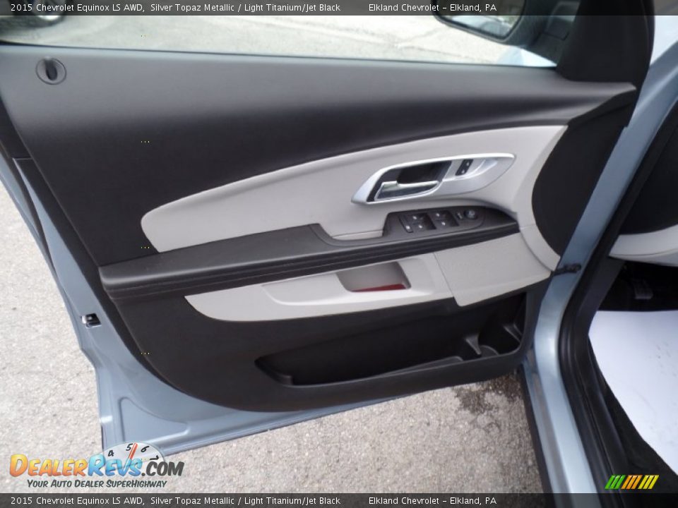 2015 Chevrolet Equinox LS AWD Silver Topaz Metallic / Light Titanium/Jet Black Photo #27