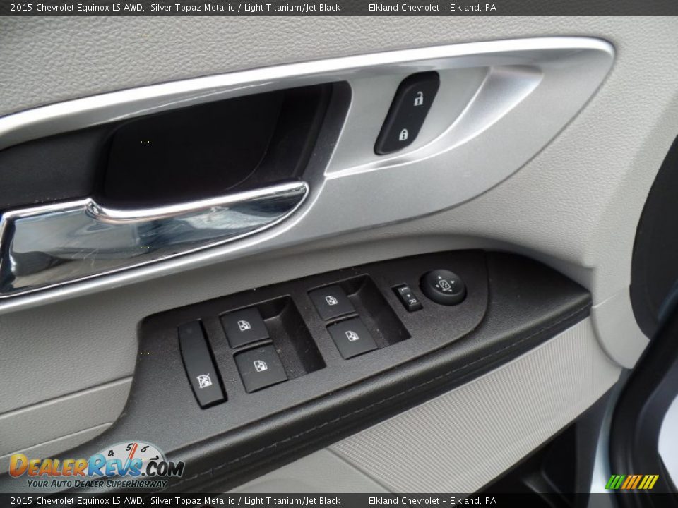 2015 Chevrolet Equinox LS AWD Silver Topaz Metallic / Light Titanium/Jet Black Photo #28