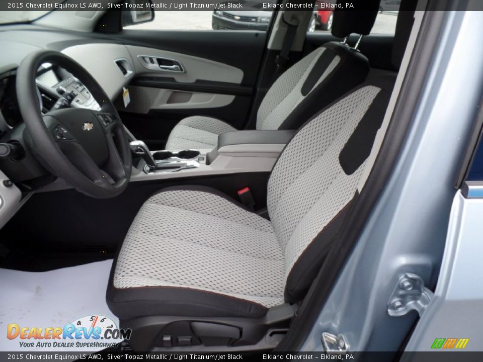 2015 Chevrolet Equinox LS AWD Silver Topaz Metallic / Light Titanium/Jet Black Photo #29