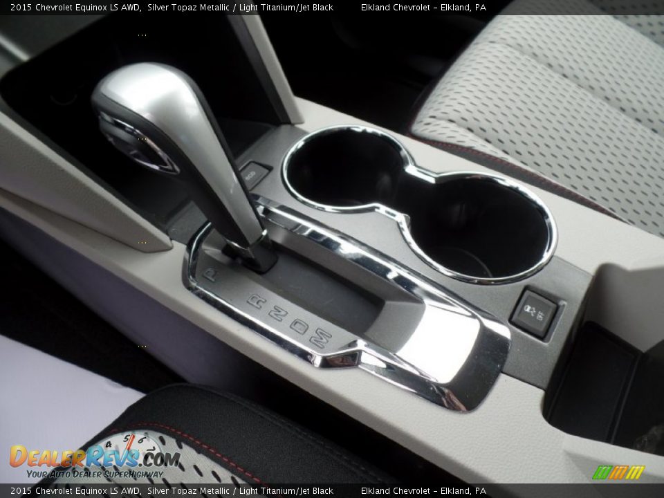 2015 Chevrolet Equinox LS AWD Silver Topaz Metallic / Light Titanium/Jet Black Photo #31