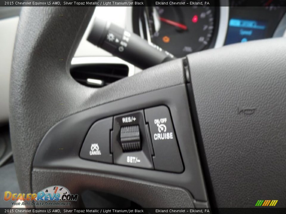 2015 Chevrolet Equinox LS AWD Silver Topaz Metallic / Light Titanium/Jet Black Photo #35