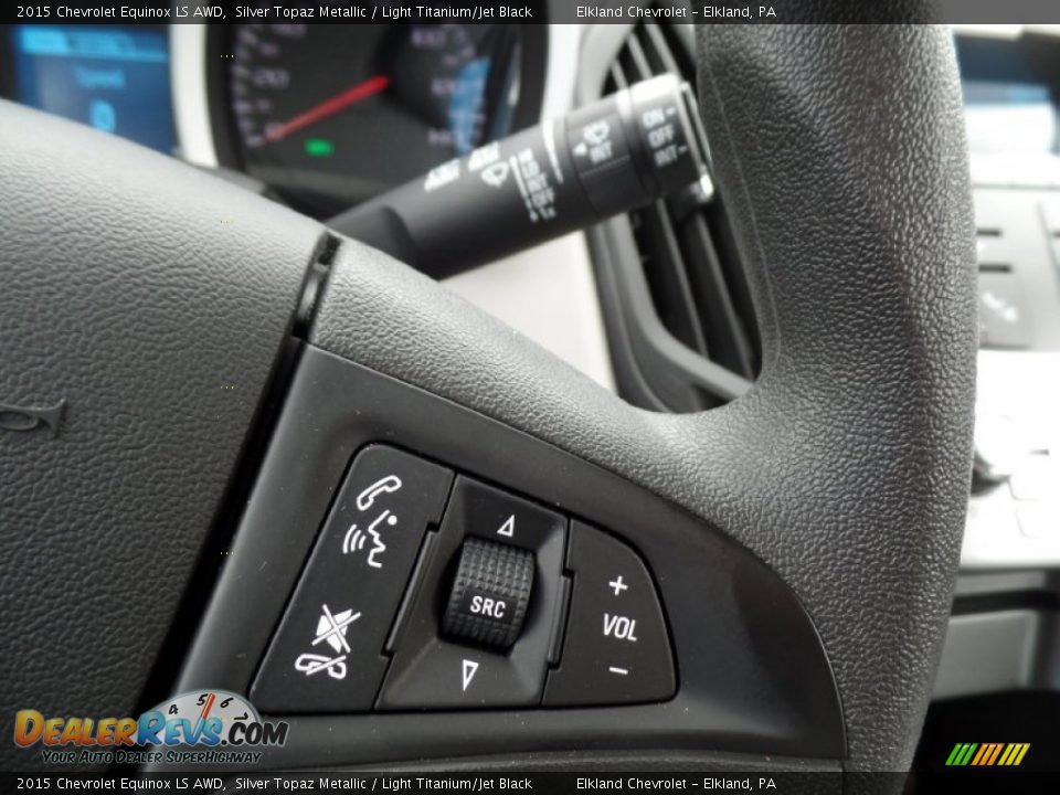 2015 Chevrolet Equinox LS AWD Silver Topaz Metallic / Light Titanium/Jet Black Photo #36