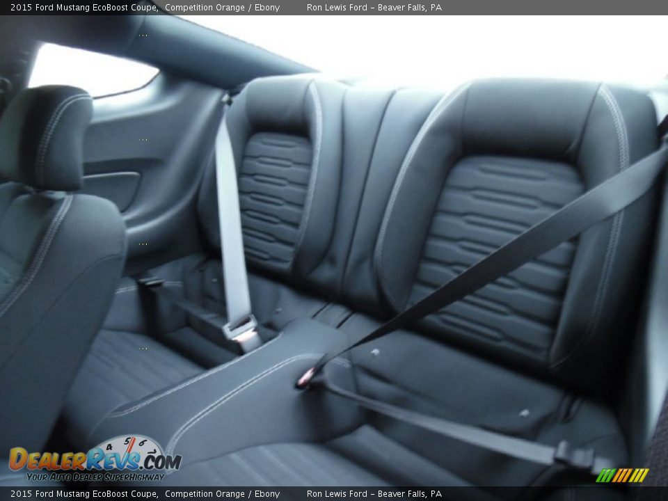 Rear Seat of 2015 Ford Mustang EcoBoost Coupe Photo #12