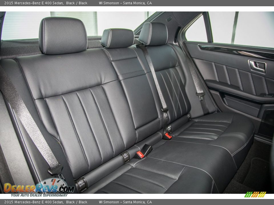 Rear Seat of 2015 Mercedes-Benz E 400 Sedan Photo #2
