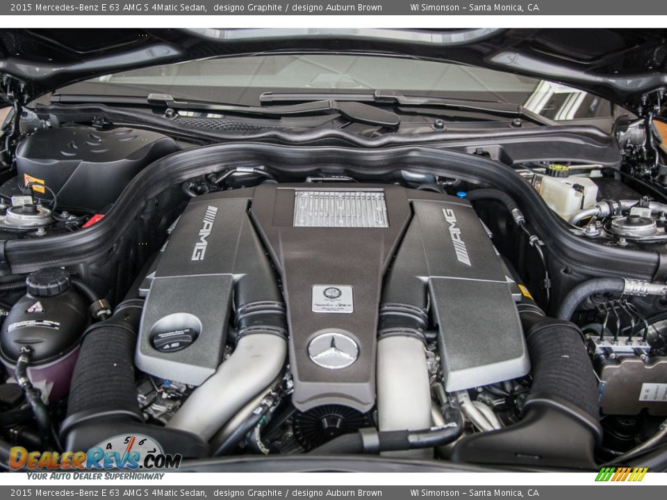 2015 Mercedes-Benz E 63 AMG S 4Matic Sedan 5.5 Liter AMG DI biturbo DOHC 32-Valve VVT V8 Engine Photo #9