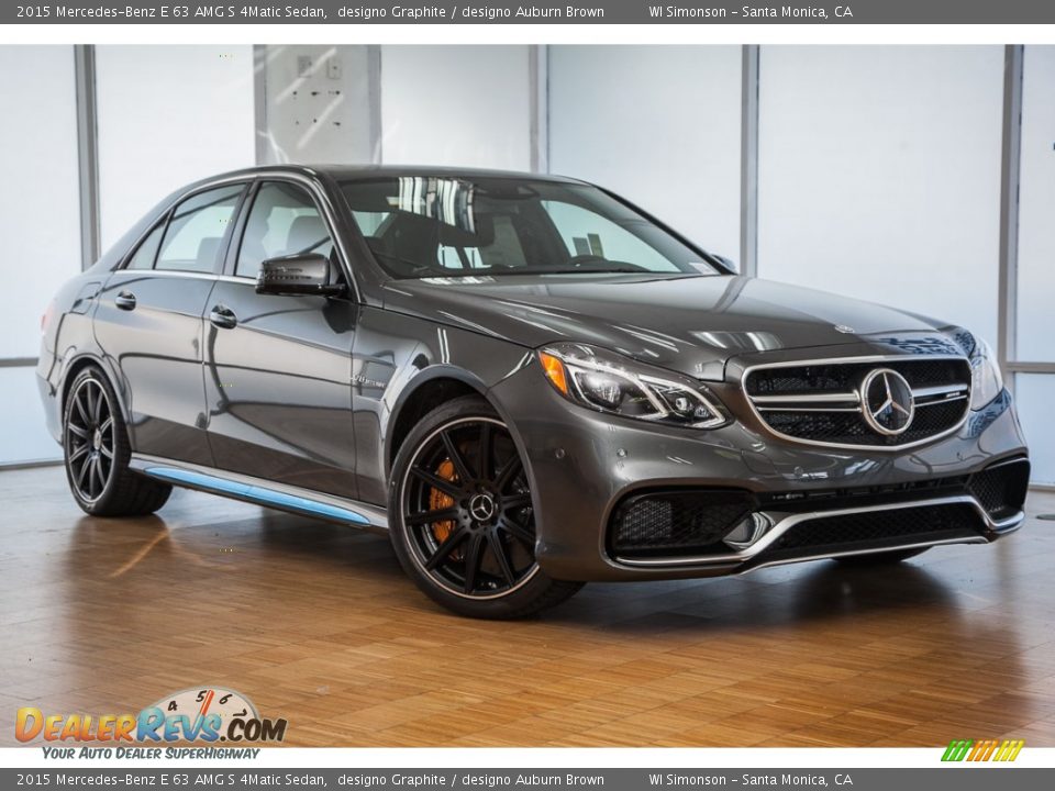 Front 3/4 View of 2015 Mercedes-Benz E 63 AMG S 4Matic Sedan Photo #12