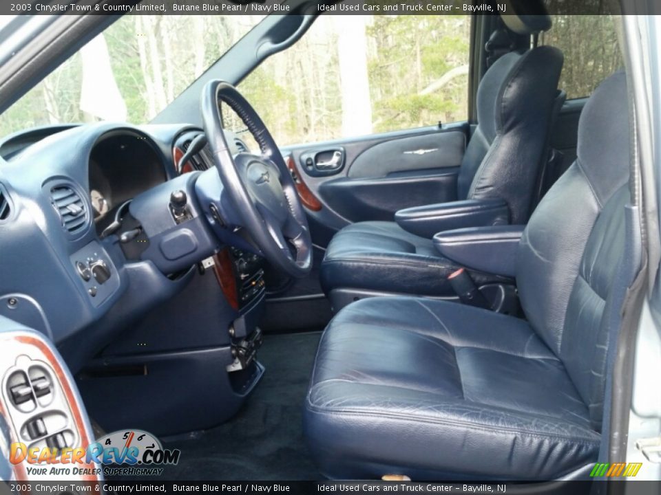 Navy Blue Interior - 2003 Chrysler Town & Country Limited Photo #19