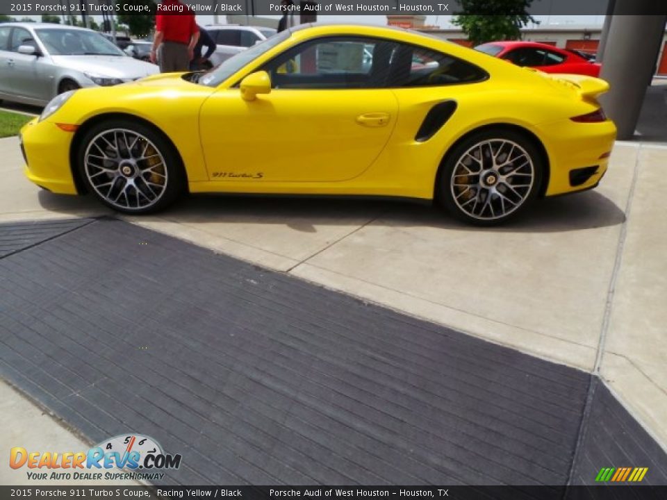 Racing Yellow 2015 Porsche 911 Turbo S Coupe Photo #4