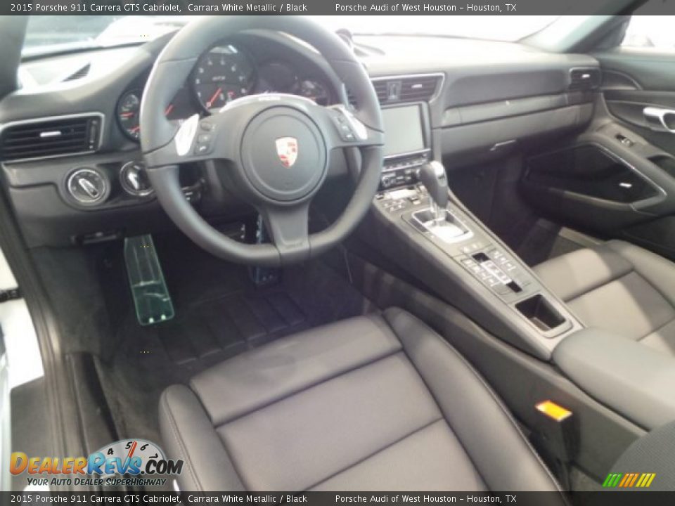 Black Interior - 2015 Porsche 911 Carrera GTS Cabriolet Photo #10