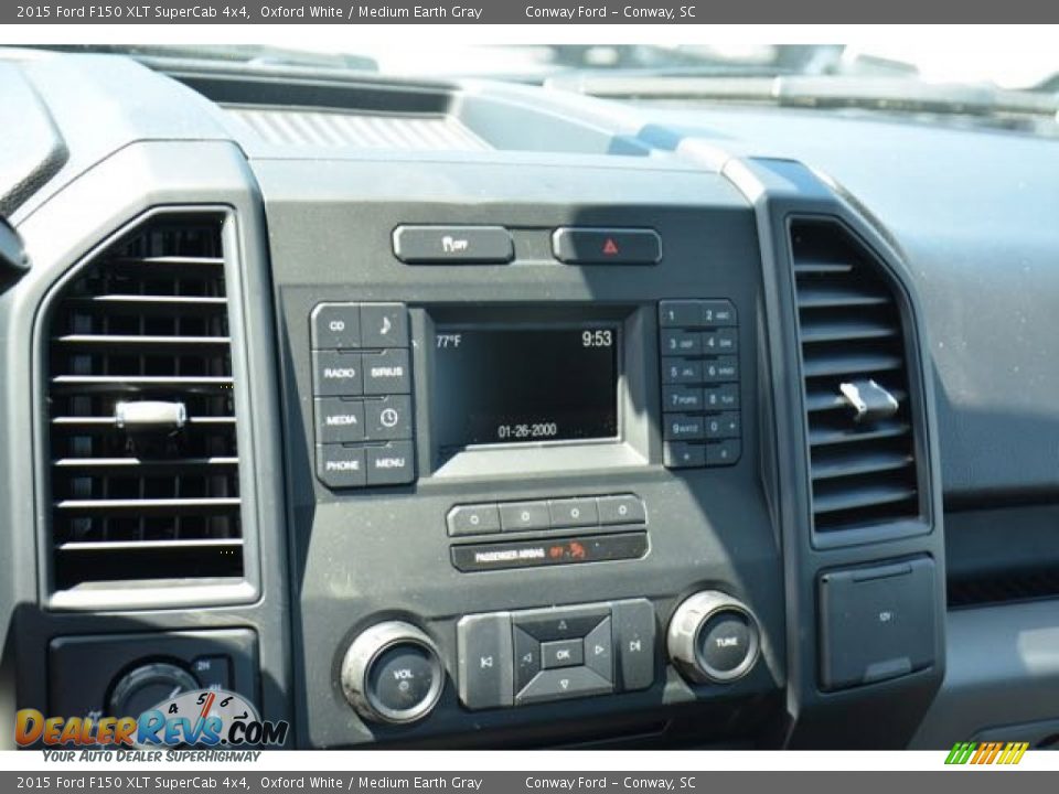 2015 Ford F150 XLT SuperCab 4x4 Oxford White / Medium Earth Gray Photo #22