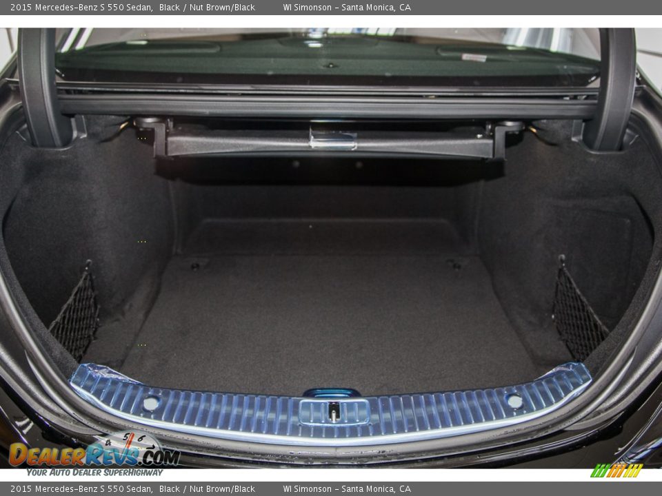 2015 Mercedes-Benz S 550 Sedan Black / Nut Brown/Black Photo #4