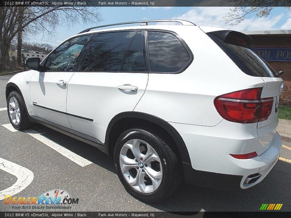 2012 BMW X5 xDrive50i Alpine White / Black Photo #3