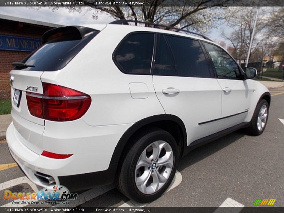 2012 BMW X5 xDrive50i Alpine White / Black Photo #5