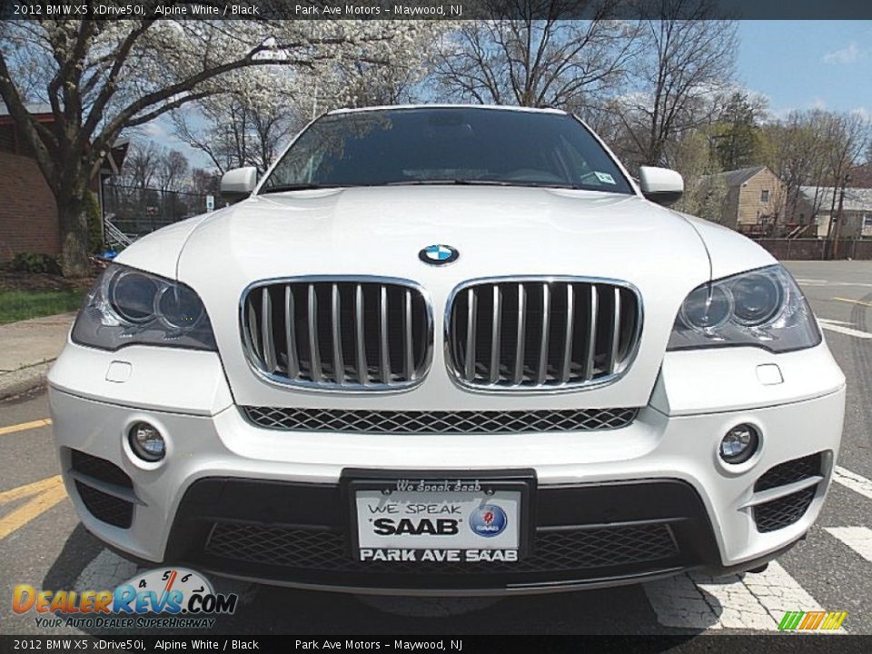 2012 BMW X5 xDrive50i Alpine White / Black Photo #8