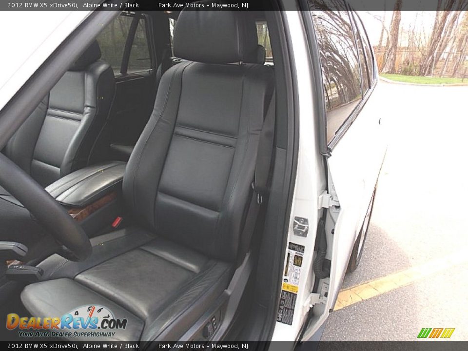 2012 BMW X5 xDrive50i Alpine White / Black Photo #10
