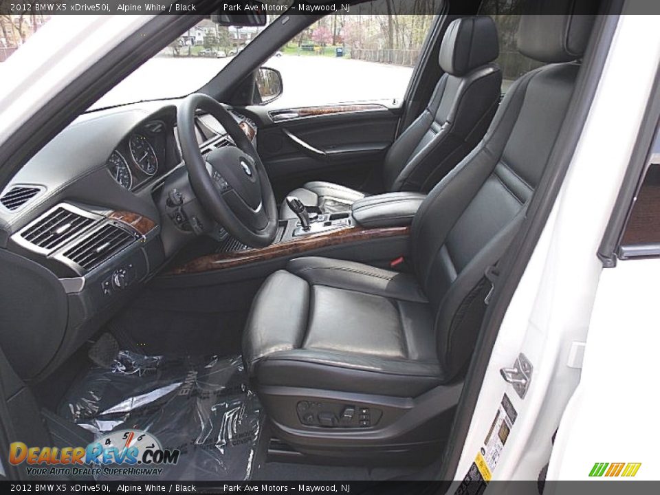 2012 BMW X5 xDrive50i Alpine White / Black Photo #11