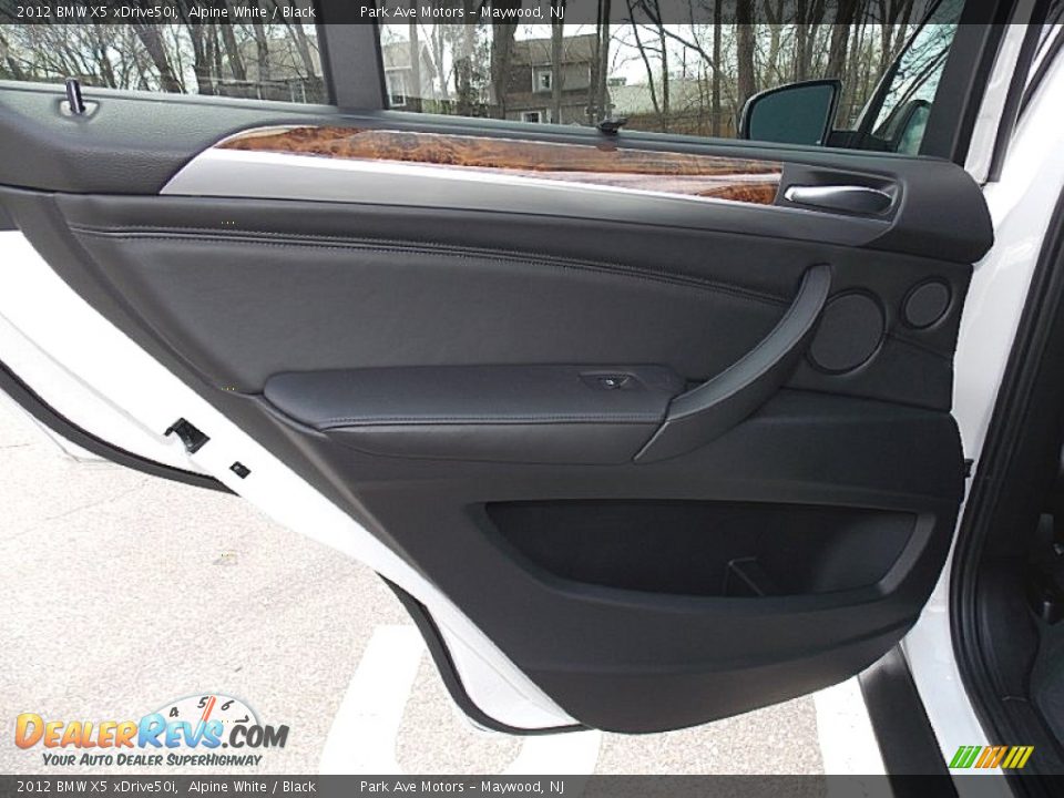 2012 BMW X5 xDrive50i Alpine White / Black Photo #12