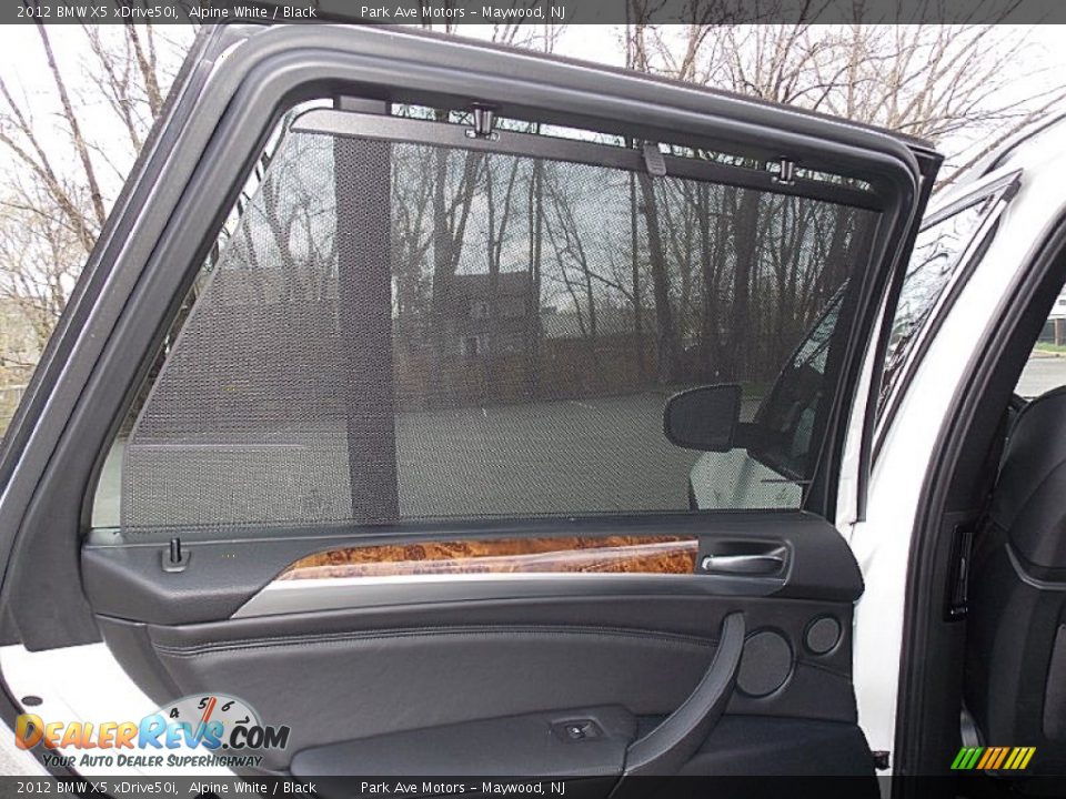 2012 BMW X5 xDrive50i Alpine White / Black Photo #13