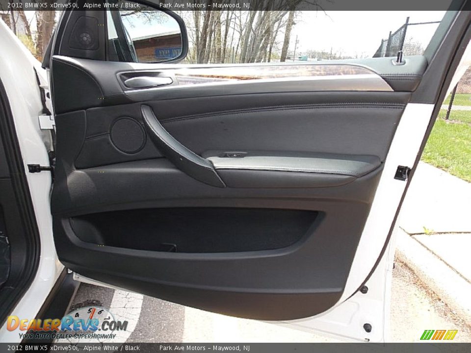 2012 BMW X5 xDrive50i Alpine White / Black Photo #16