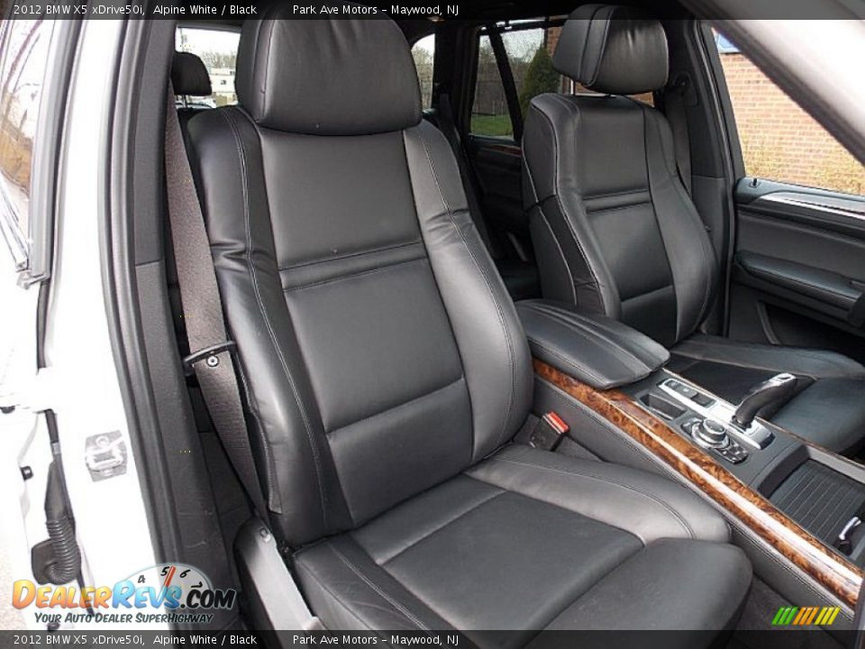 2012 BMW X5 xDrive50i Alpine White / Black Photo #17