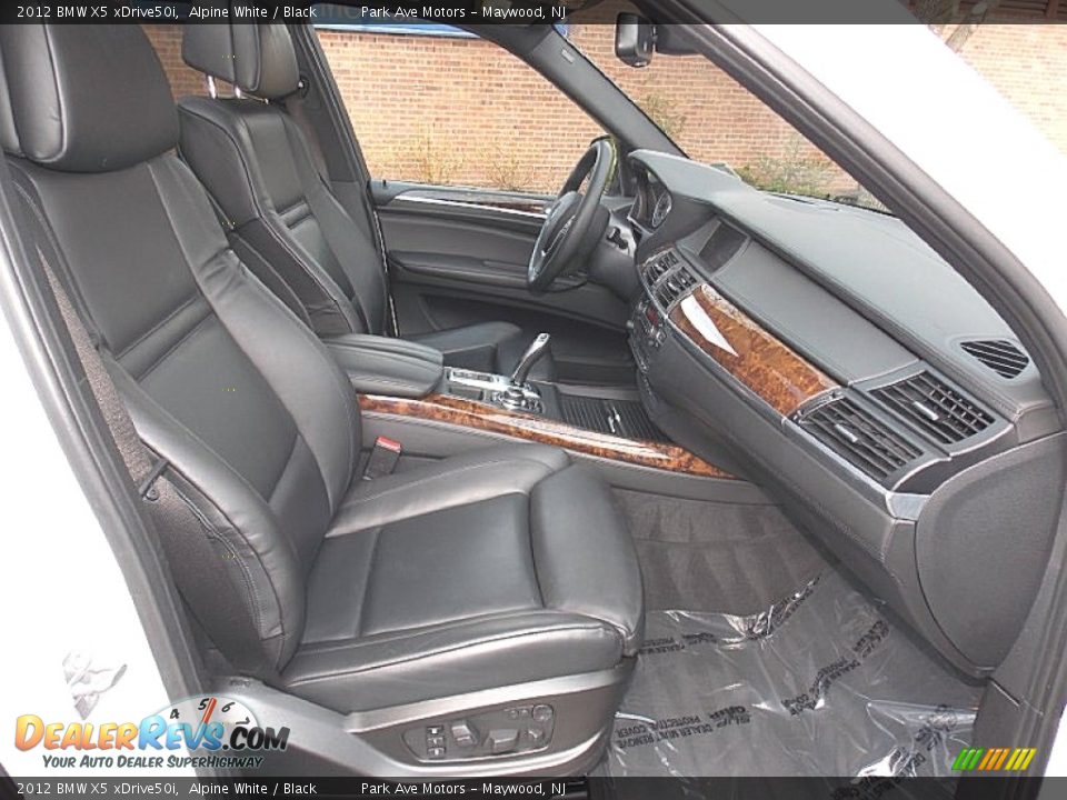 2012 BMW X5 xDrive50i Alpine White / Black Photo #18
