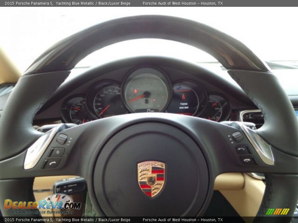 2015 Porsche Panamera S Steering Wheel Photo #22