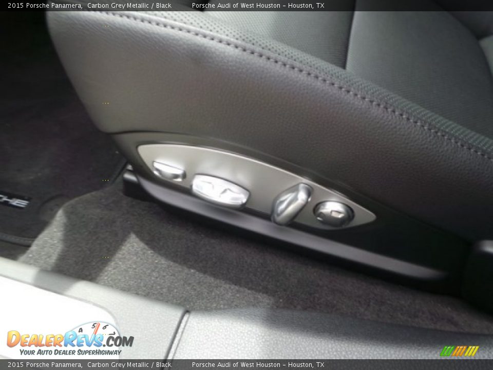 2015 Porsche Panamera Carbon Grey Metallic / Black Photo #13