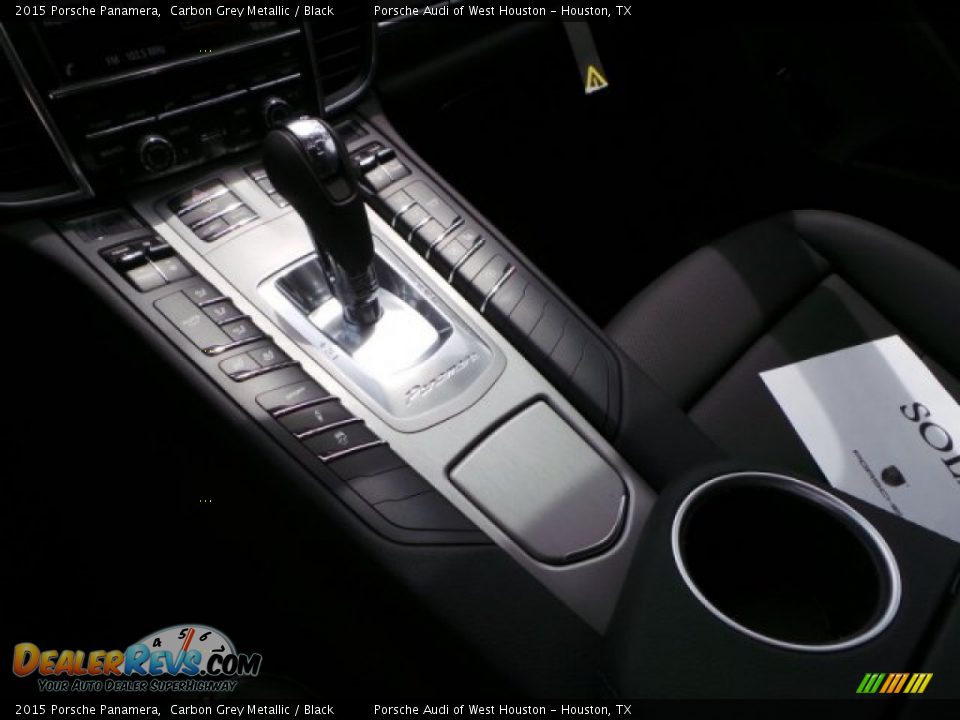 2015 Porsche Panamera Carbon Grey Metallic / Black Photo #15