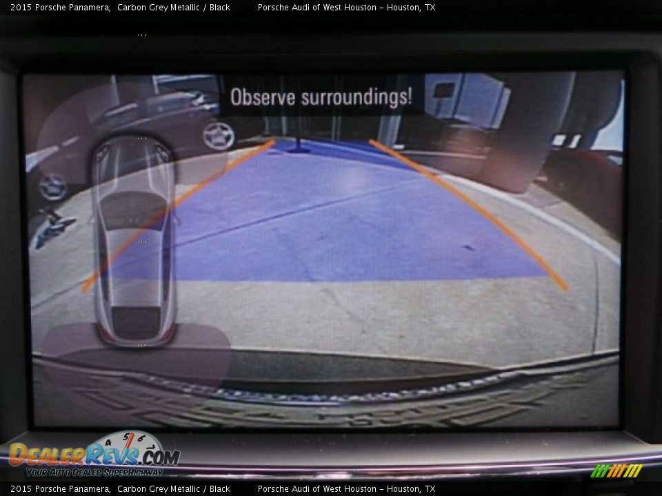 2015 Porsche Panamera Carbon Grey Metallic / Black Photo #19