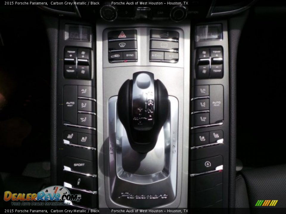 2015 Porsche Panamera Carbon Grey Metallic / Black Photo #20