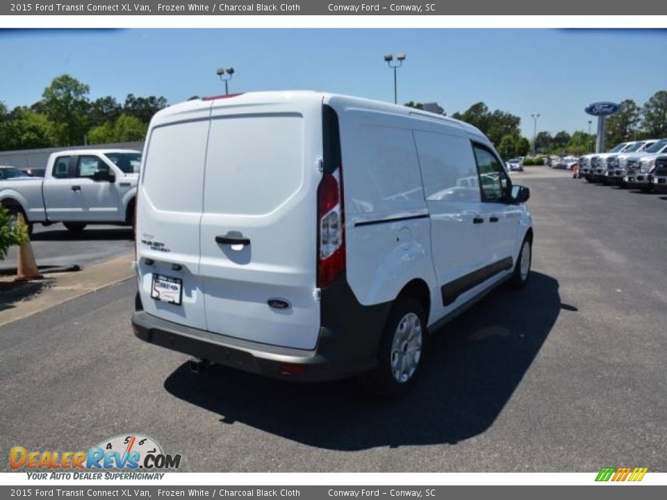 2015 Ford Transit Connect XL Van Frozen White / Charcoal Black Cloth Photo #5