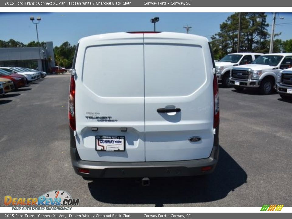 2015 Ford Transit Connect XL Van Frozen White / Charcoal Black Cloth Photo #6