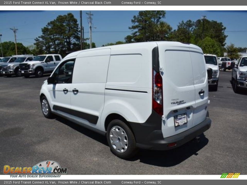 2015 Ford Transit Connect XL Van Frozen White / Charcoal Black Cloth Photo #7