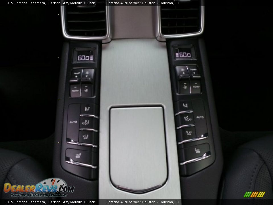 2015 Porsche Panamera Carbon Grey Metallic / Black Photo #25