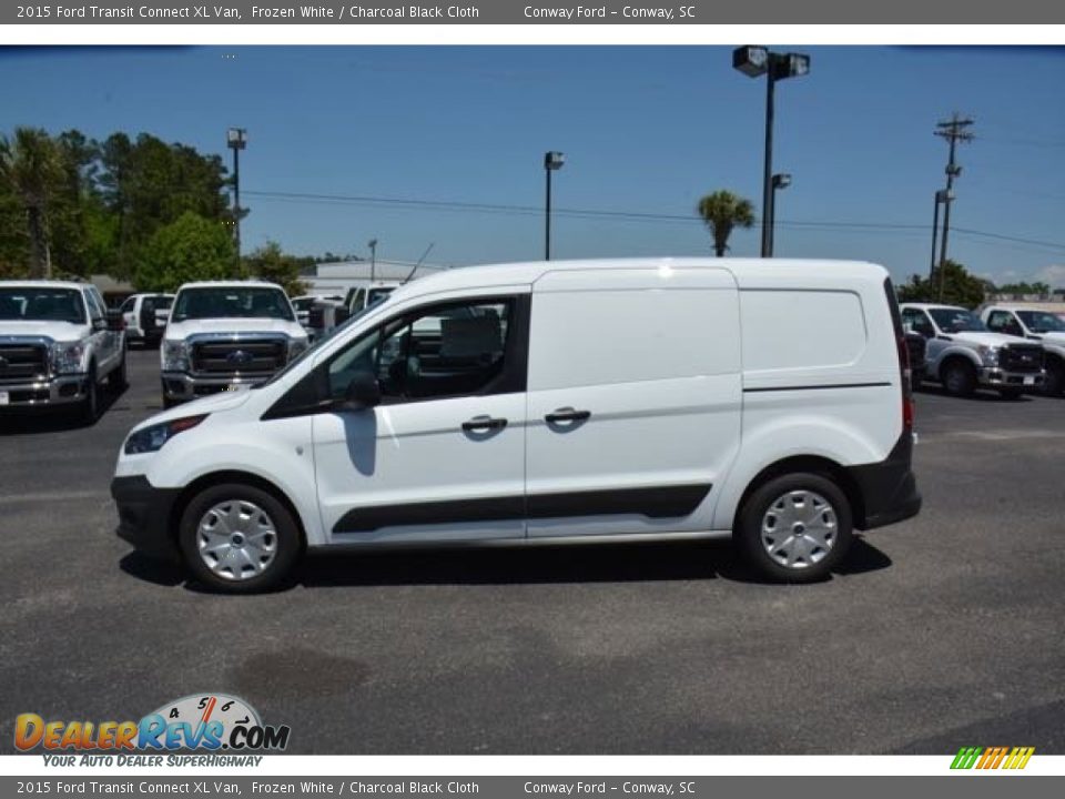 2015 Ford Transit Connect XL Van Frozen White / Charcoal Black Cloth Photo #8