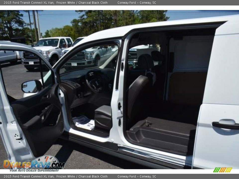 2015 Ford Transit Connect XL Van Frozen White / Charcoal Black Cloth Photo #10