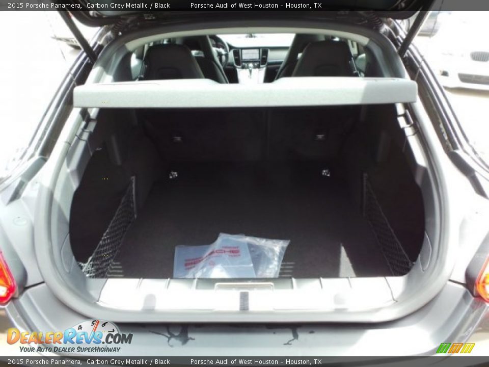 2015 Porsche Panamera Carbon Grey Metallic / Black Photo #28