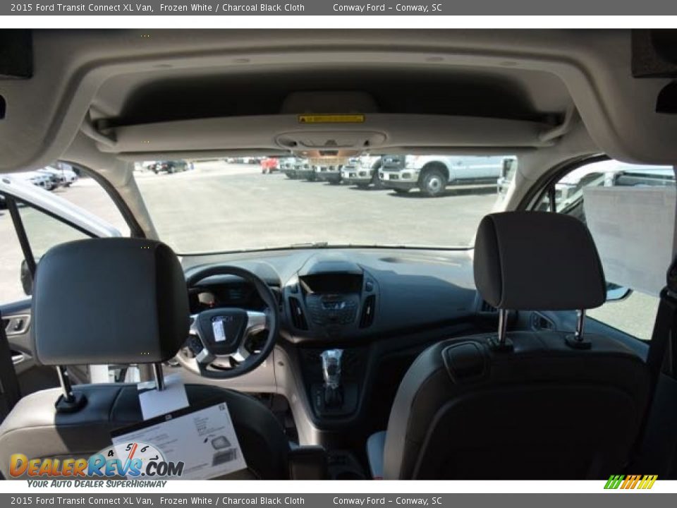 2015 Ford Transit Connect XL Van Frozen White / Charcoal Black Cloth Photo #12