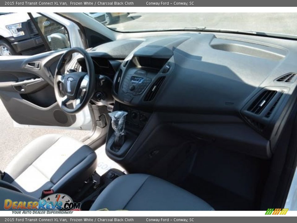 2015 Ford Transit Connect XL Van Frozen White / Charcoal Black Cloth Photo #15